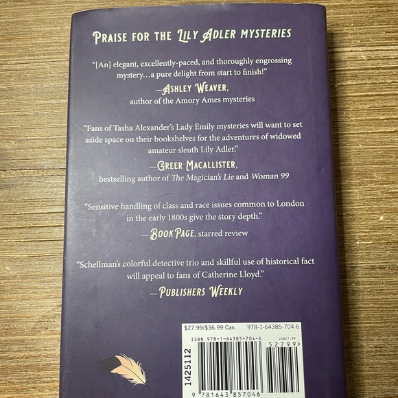 Silence in the Library: A Lily Adler Mystery by Schellman, Katharine - Picture 4 of 8